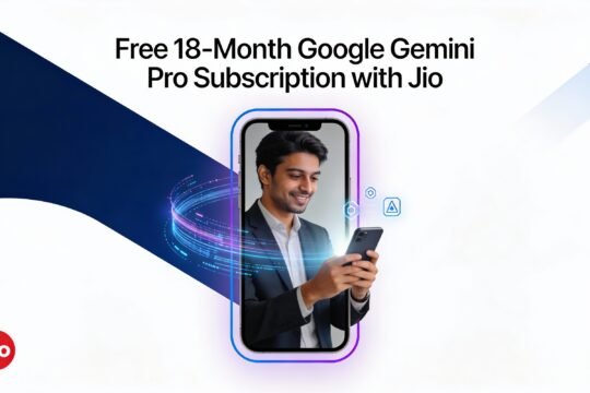 Google Gemini Pro Free for 18 Months with Jio for Youth