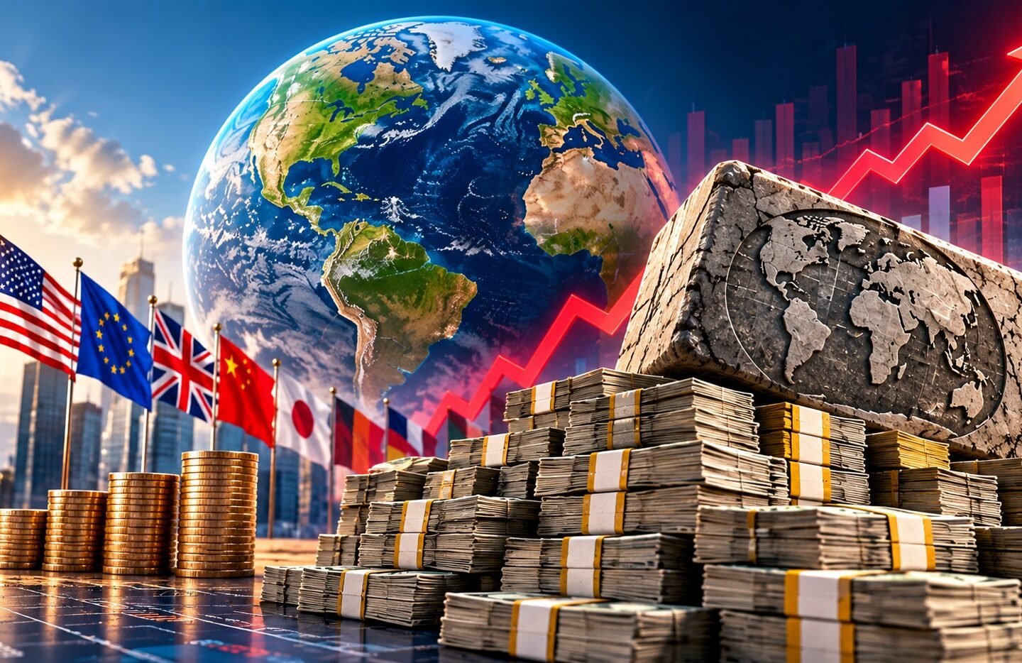 Global Debt Hits $365 Trillion: Inflation Hides the Growing Debt Burden