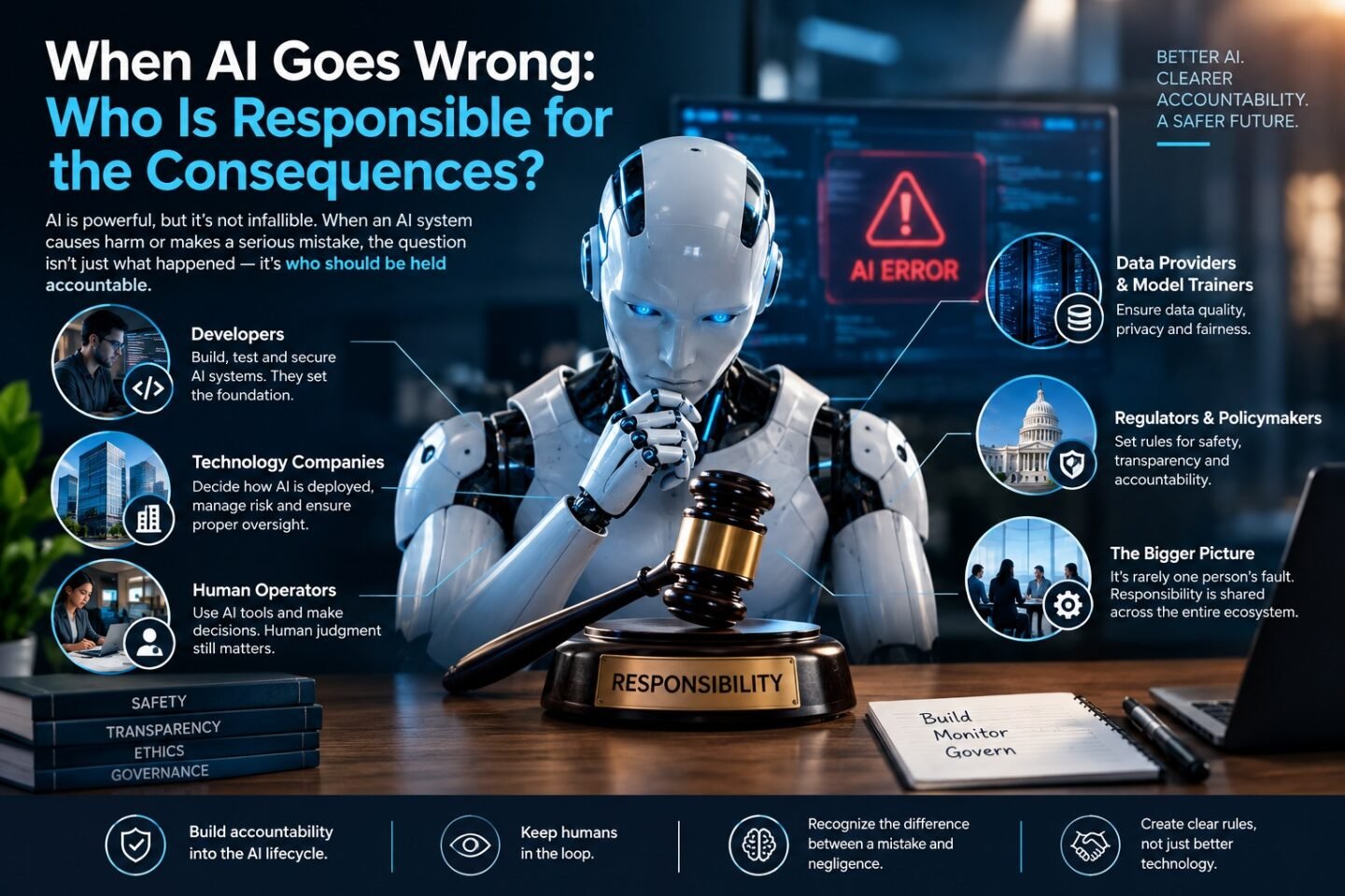 When AI Goes Wrong: Who Is Responsible for the Consequences?
