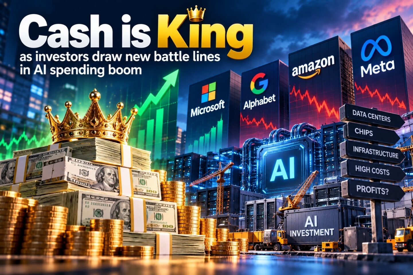 Cash Flow Takes Centre Stage as Investors Rethink Big Tech’s AI Spending Boom