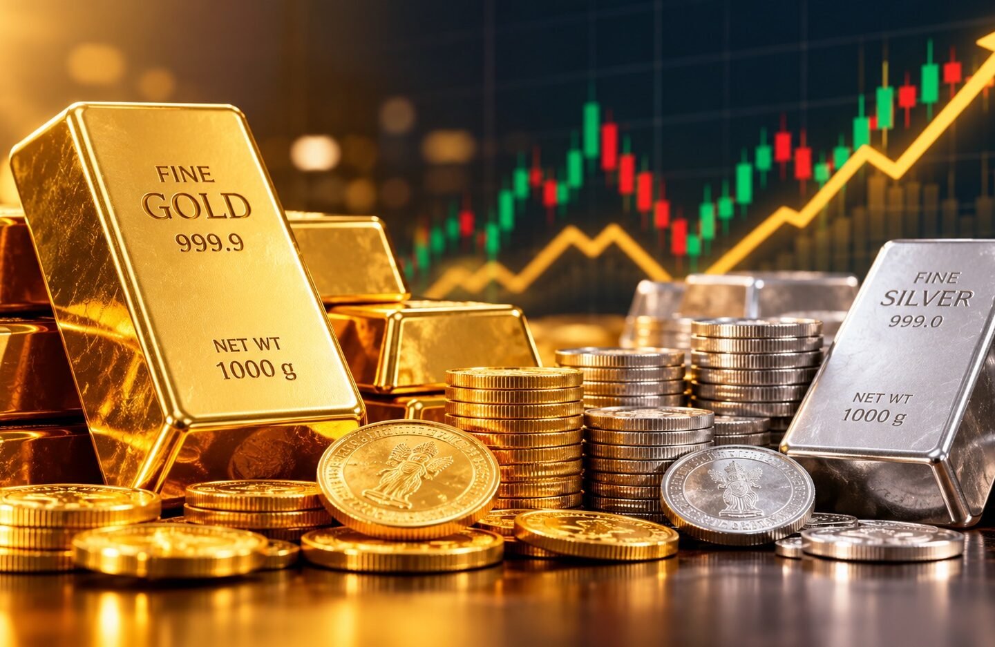 Gold and Silver Rate Today: Gold Prices Rise After Previous Session’s 1% Gain