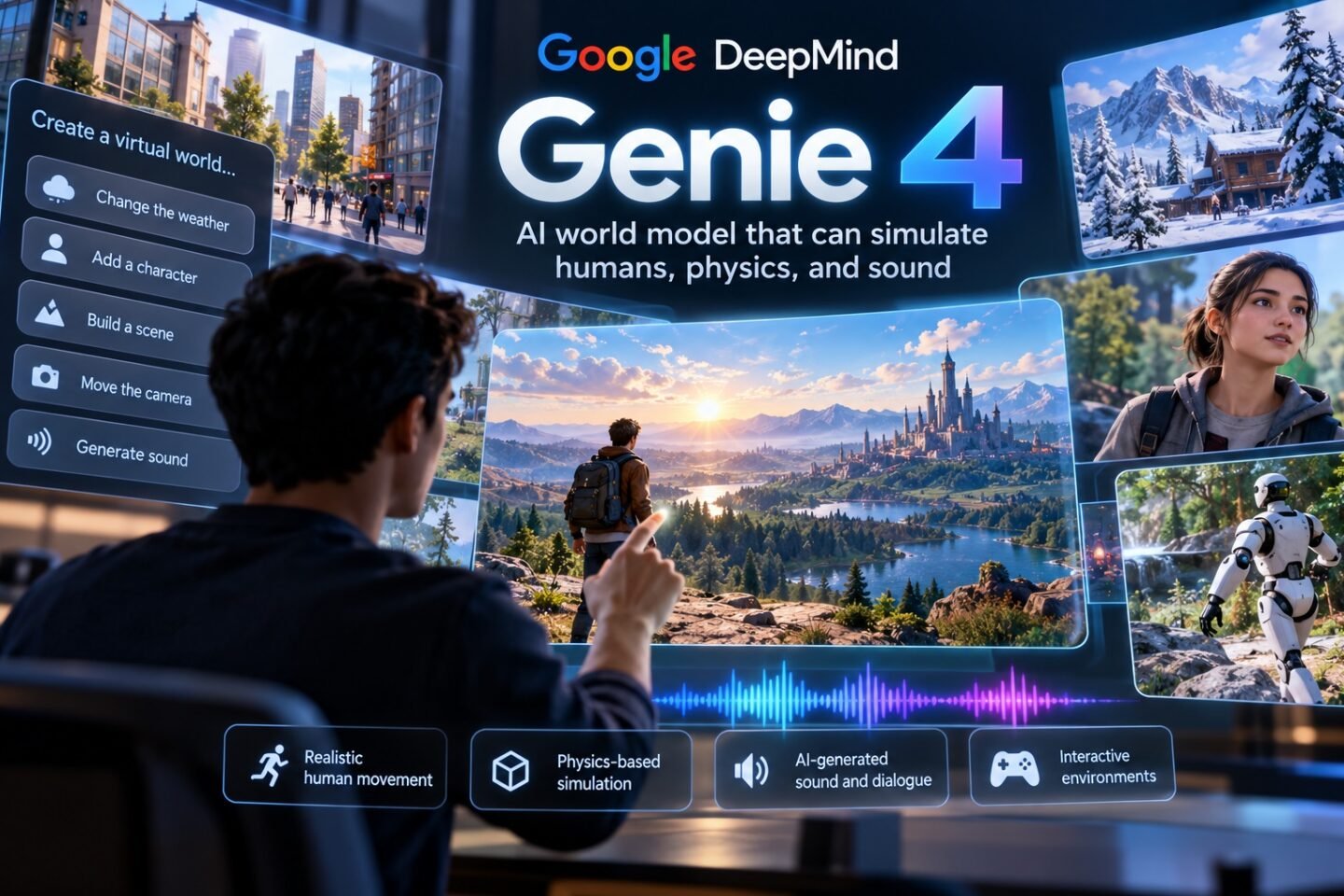What Is Genie 4? Google’s New AI World Model Simulates Humans, Physics and Sound in Real Time