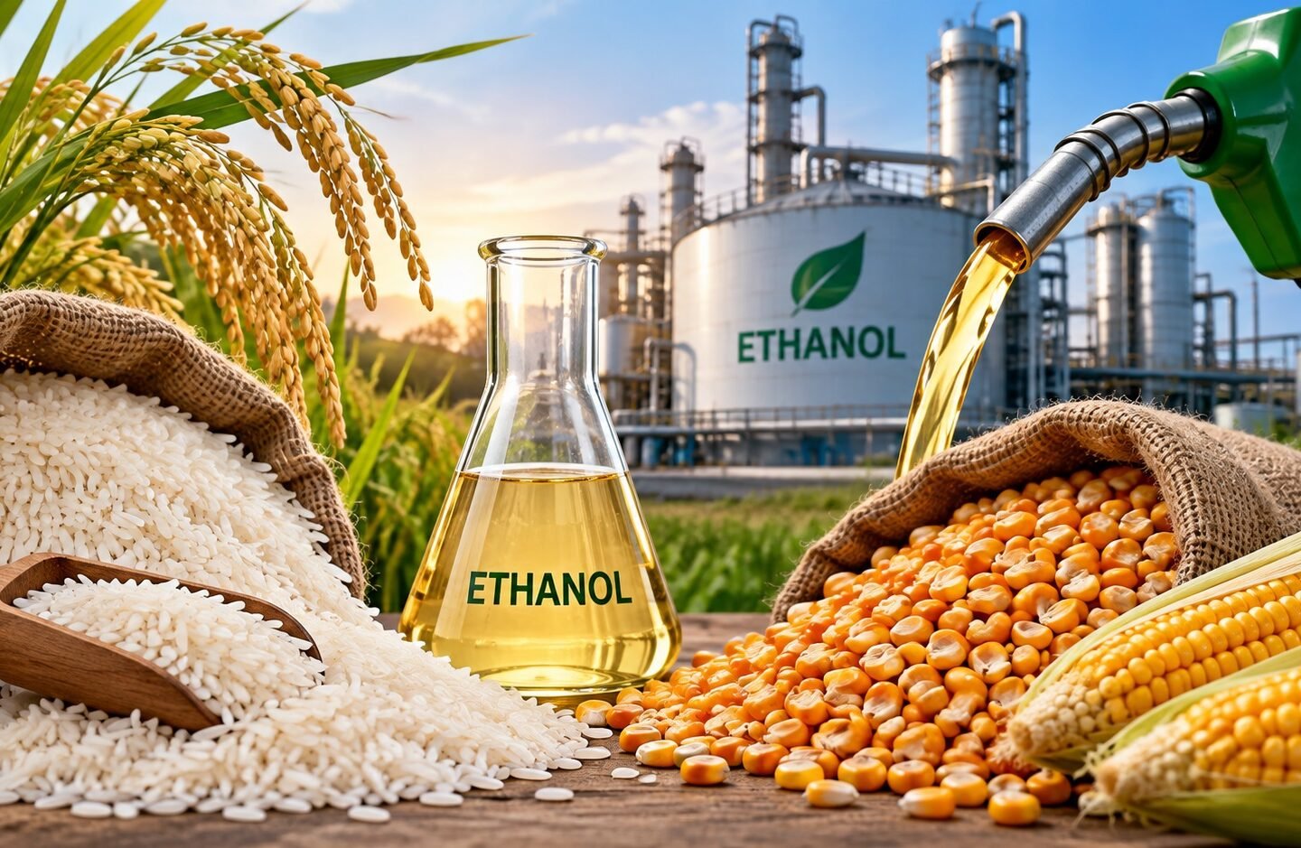 Ethanol Tender Raises Feedstock Concerns as Rice Gains Ground Over Maize in India