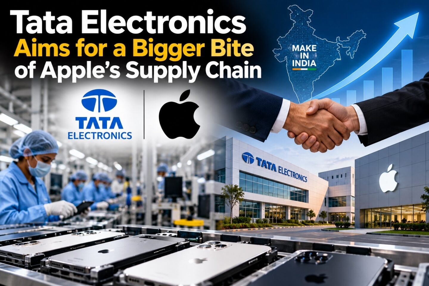 Tata Electronics Eyes Bigger Share of Apple’s Supply Chain
