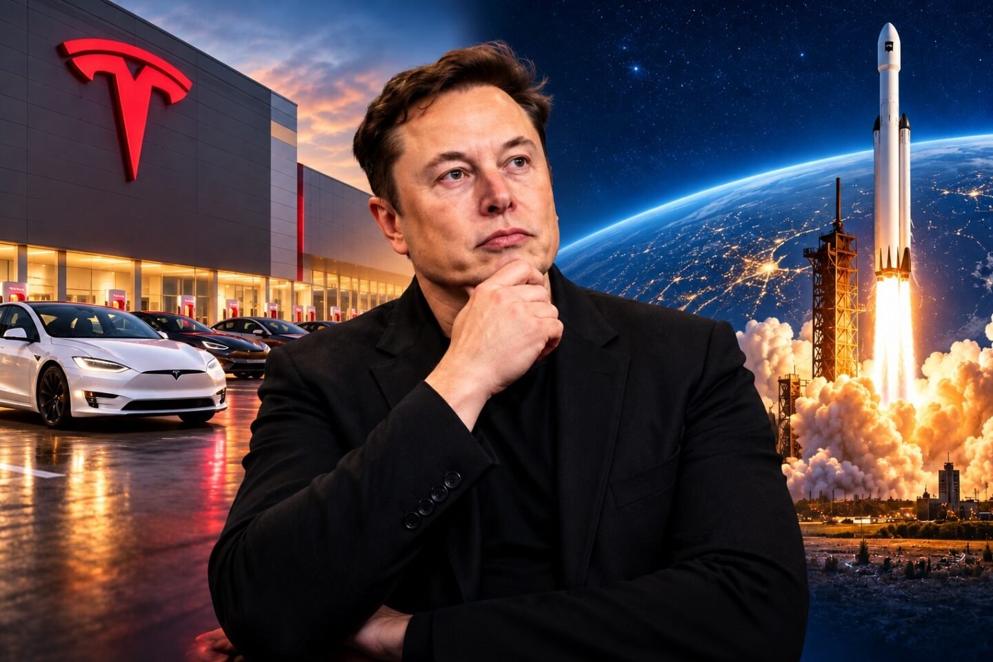 Elon Musk Confirms Tesla-SpaceX Merger Talks as Both Companies Explore a Potential Deal